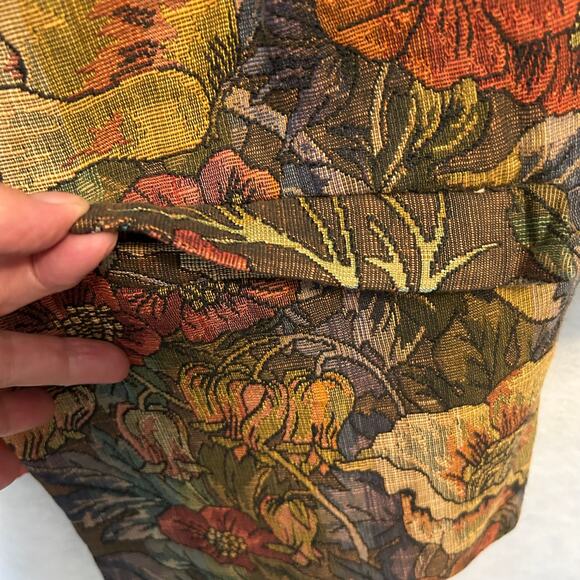 Karen Kane Vintage Tapestry Open Front Blazer Jacket Women's Size M - Picture 7 of 8